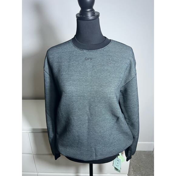 100% Authentic Off-White Women Gray Sweater
